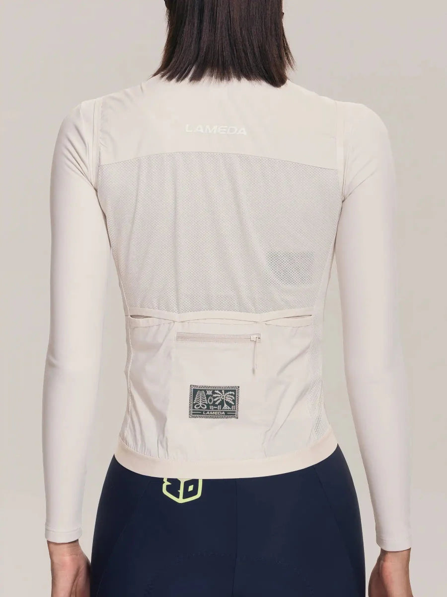 Pulse 20th Anniv. Special Women's Vest - Sand White - Lameda
