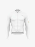 Realm Men Cycling Jersey Long Sleeve - White