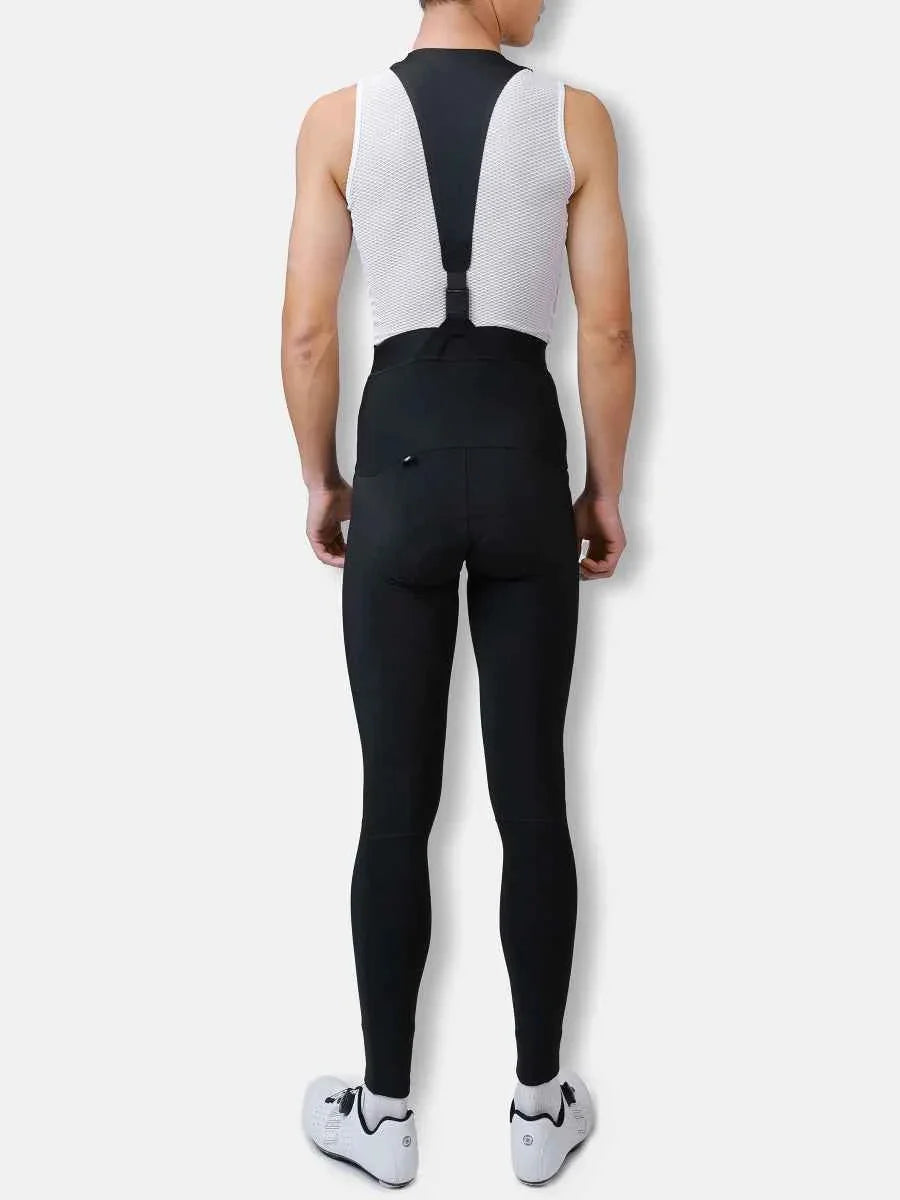 Saturday Men's Thermal Fleeced Bib Tights - Black