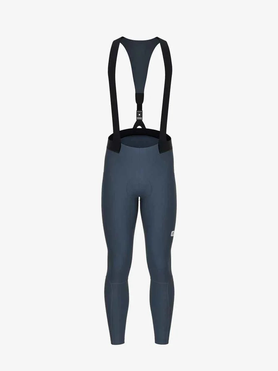 Saturday Men's Thermal Fleeced Bib Tights - Grey