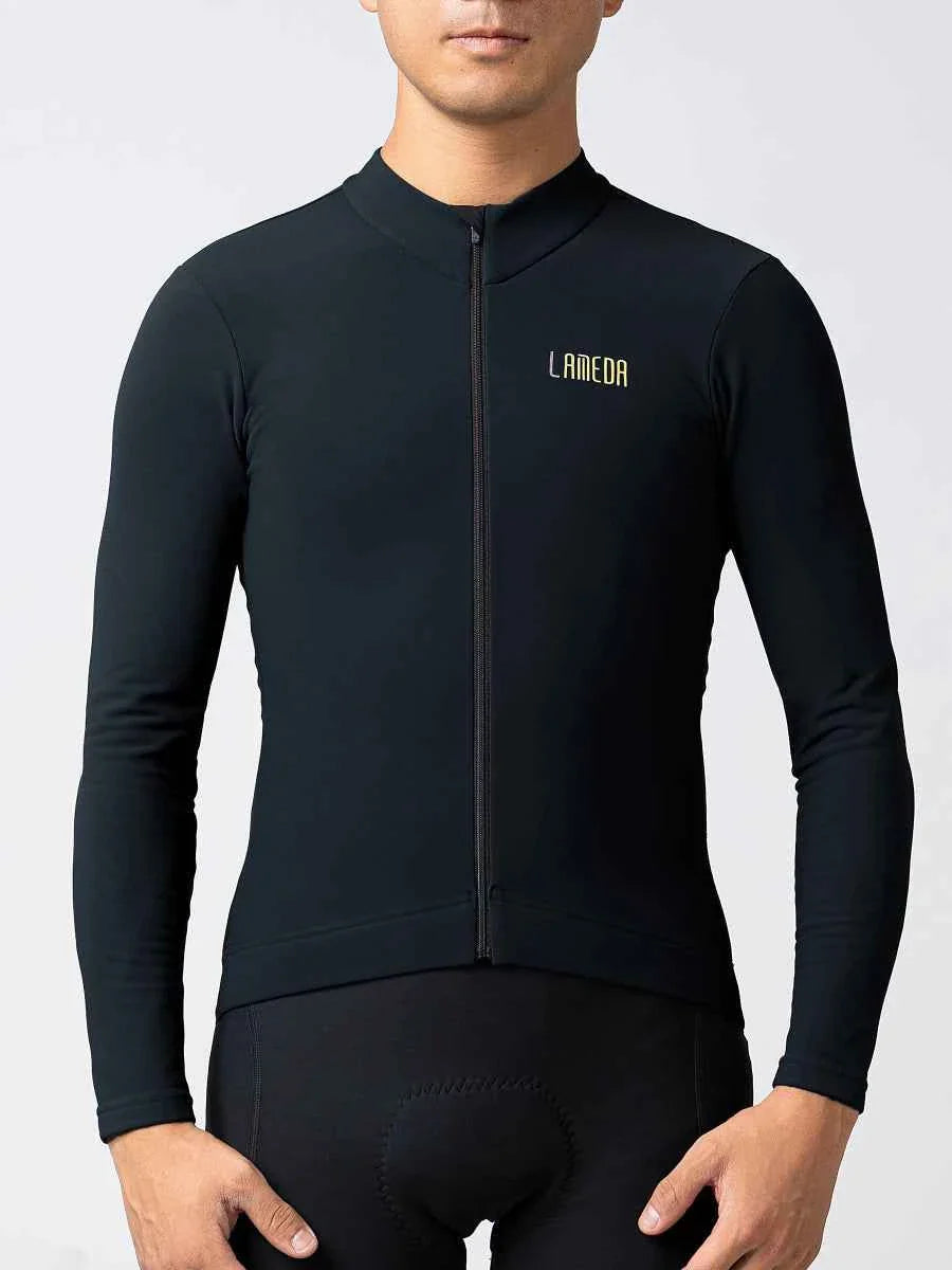 Sheen Unisex Fleeced Thermal Jersey - Black