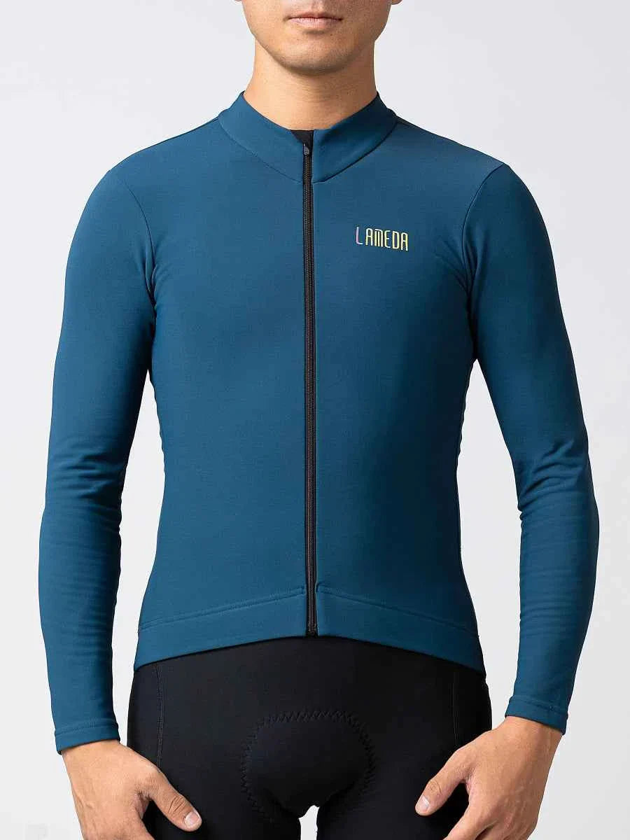 Sheen Unisex Fleeced Thermal Jersey - Blue