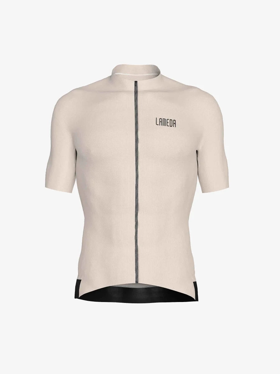 Silver Men's Cycling Jersey - Khaki