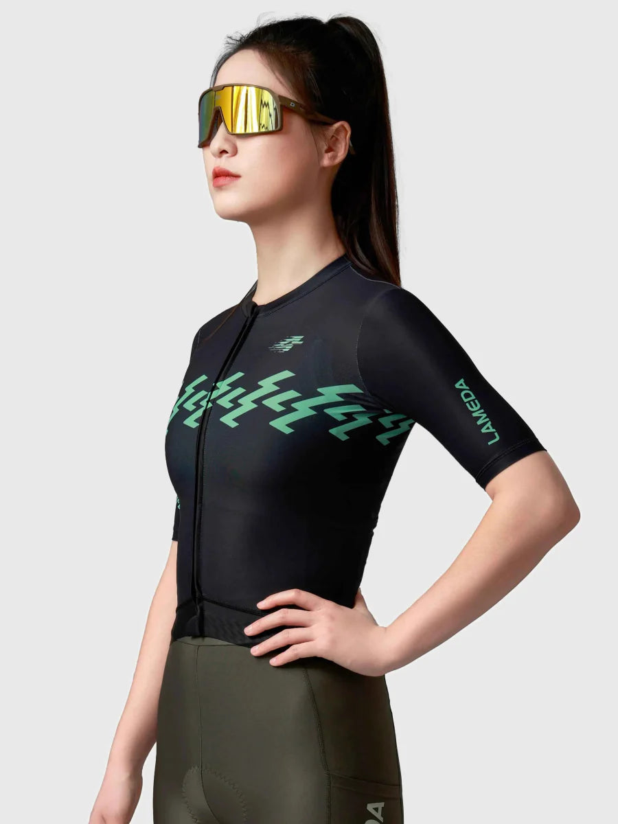 Slumber Women Cycling Jersey - Ink Green