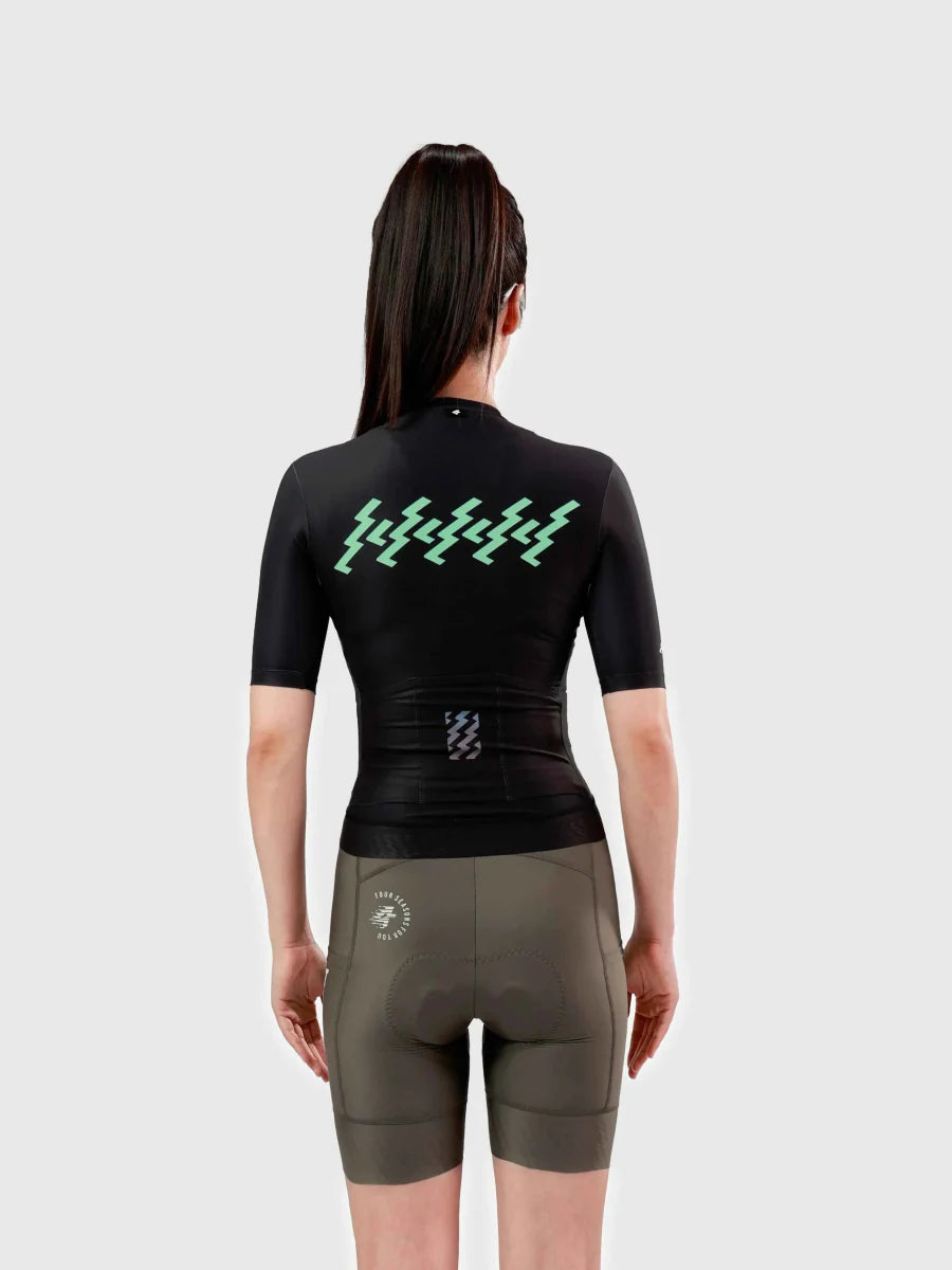 Slumber Women Cycling Jersey - Ink Green