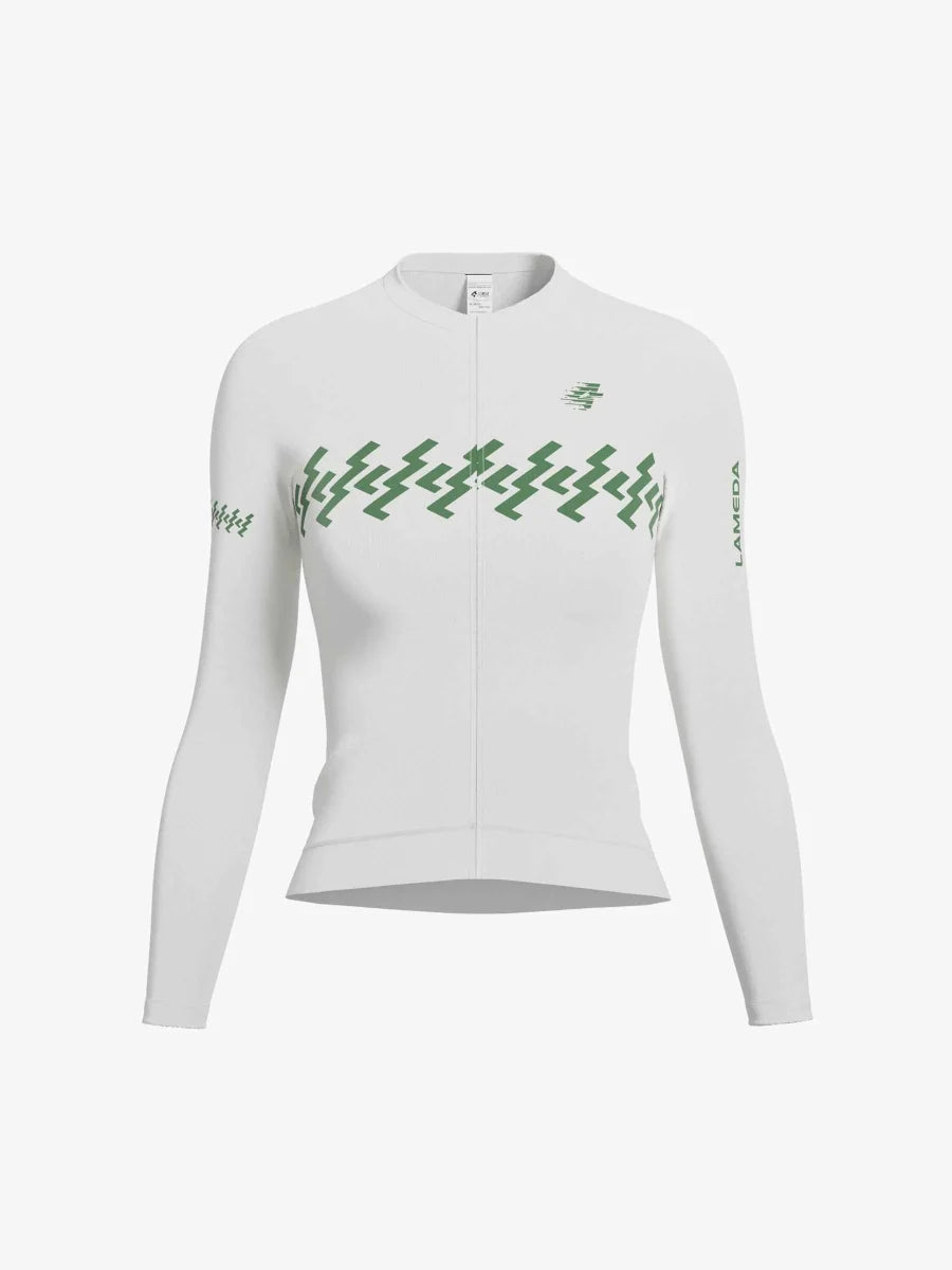 Slumber Women Cycling Jersey Long Sleeve - Cloud Lightning