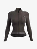 Snowdrop Women's Fleeced Thermal Jersey - Gray Green
