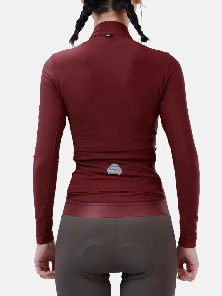 Snowdrop Women's Fleeced Thermal Jersey - Red