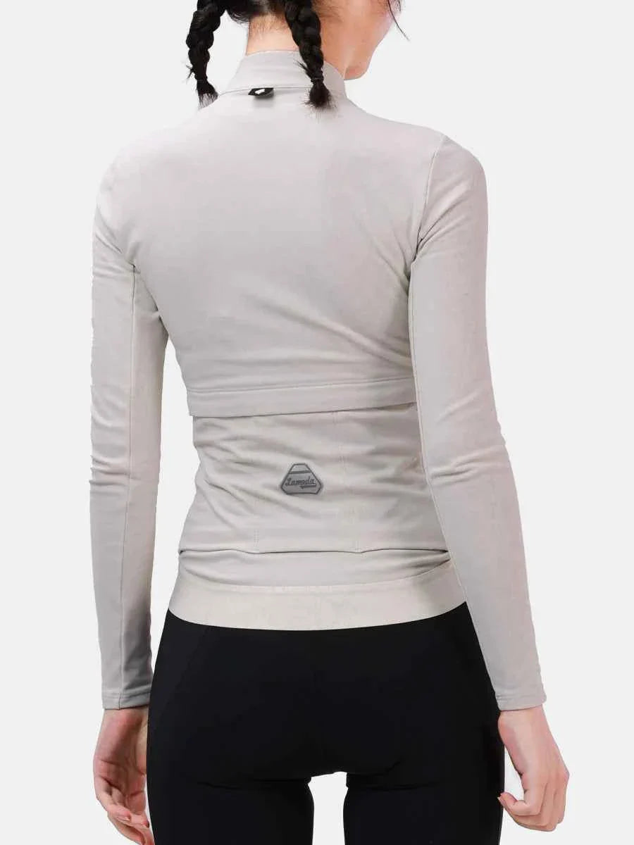 Snowdrop Women's Fleeced Thermal Jersey - White