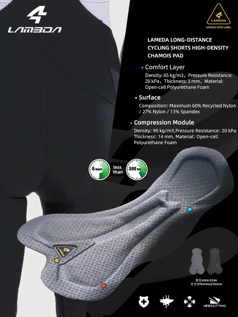 Men-Specific Multi-Density Endurance Chamois
