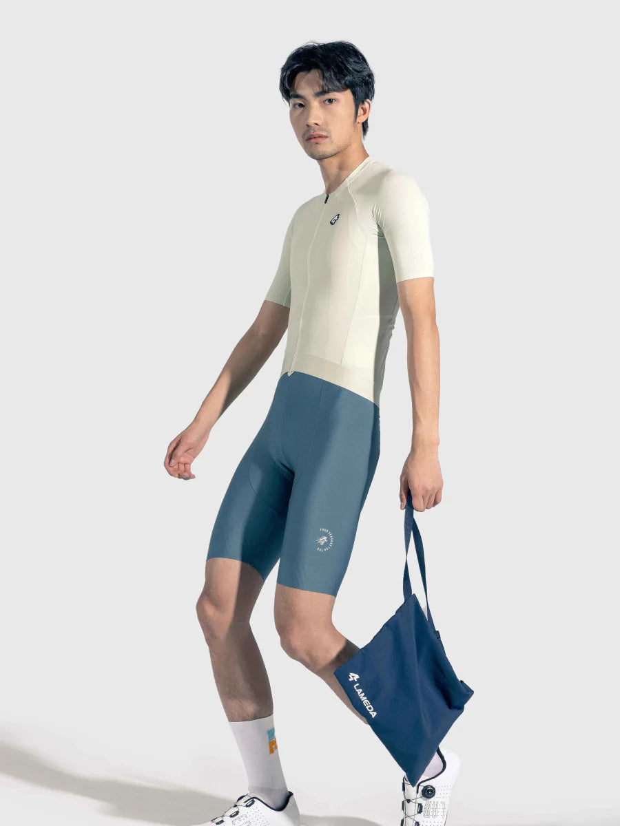 Summit Ride Men Cycling Jersey - Cream