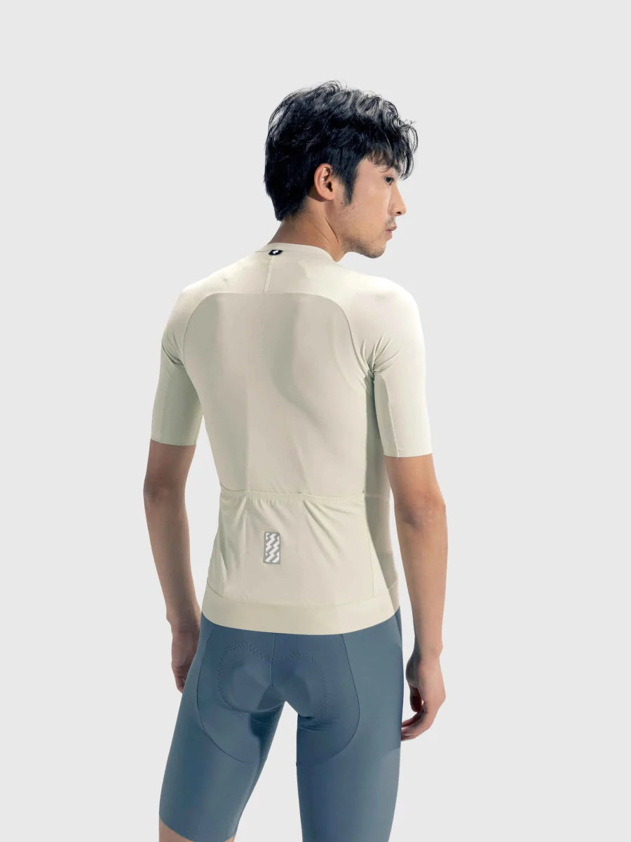 Summit Ride Men Cycling Jersey - Cream