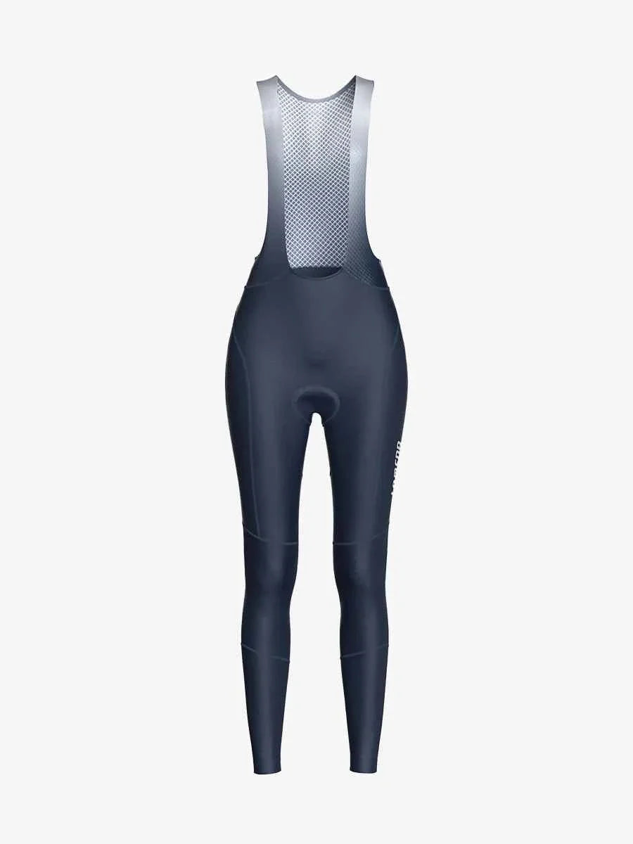 Sunset Women's Thermal Fleeced Bib Tights - Navy