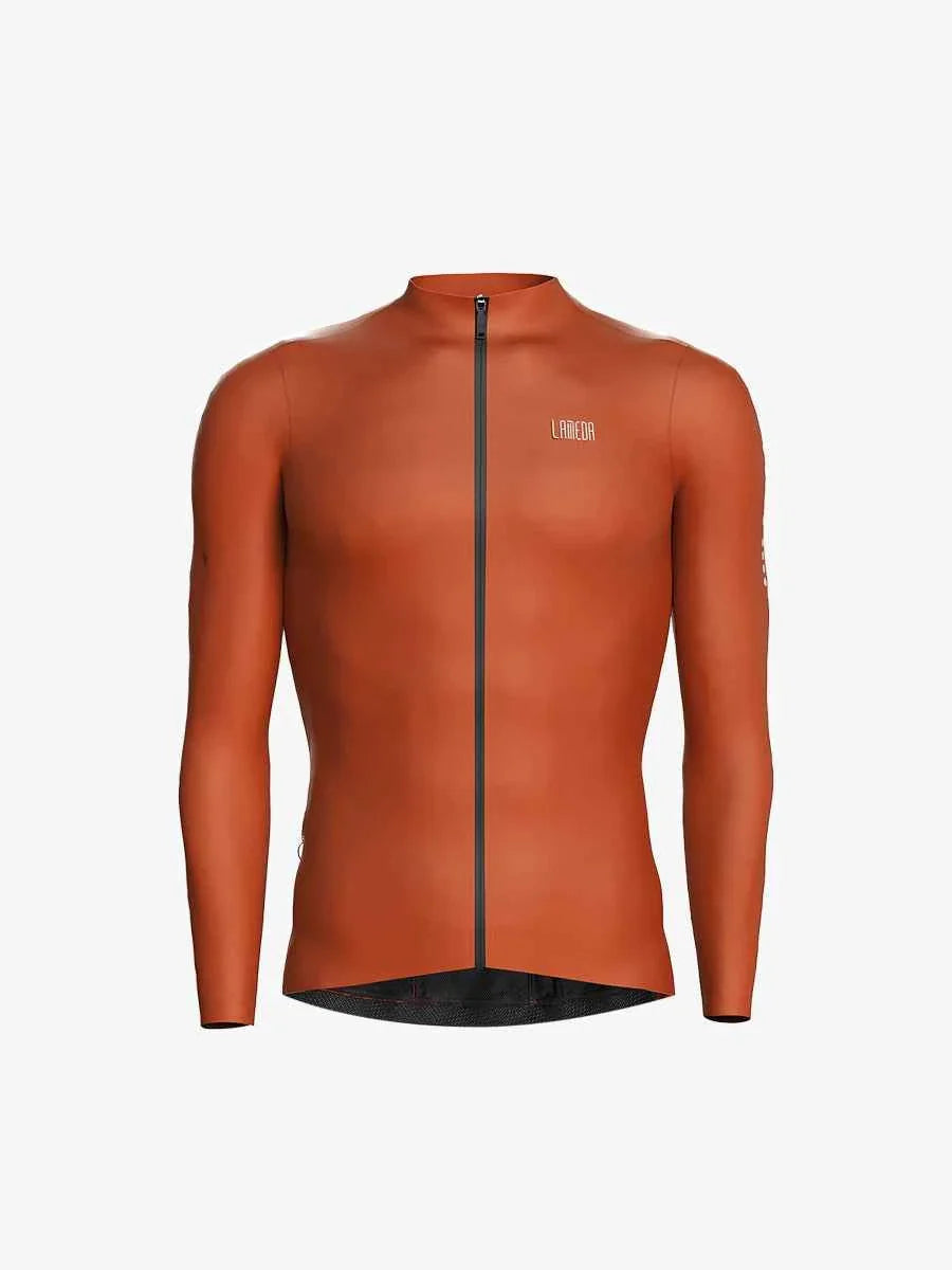 Transcend Men's Fleeced Thermal Jersey - Orange