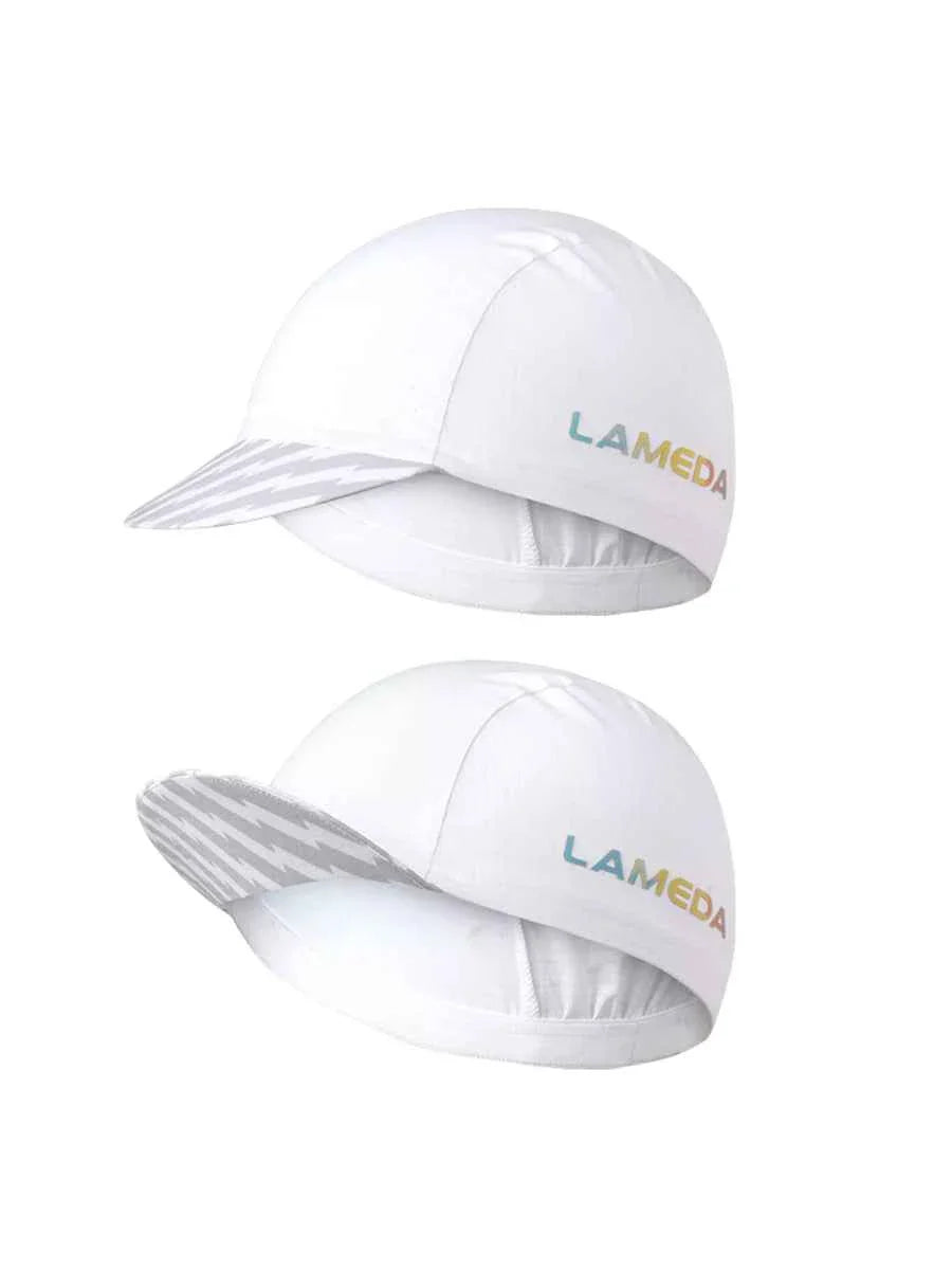 Unisex Cycling Cap - Lightning White
