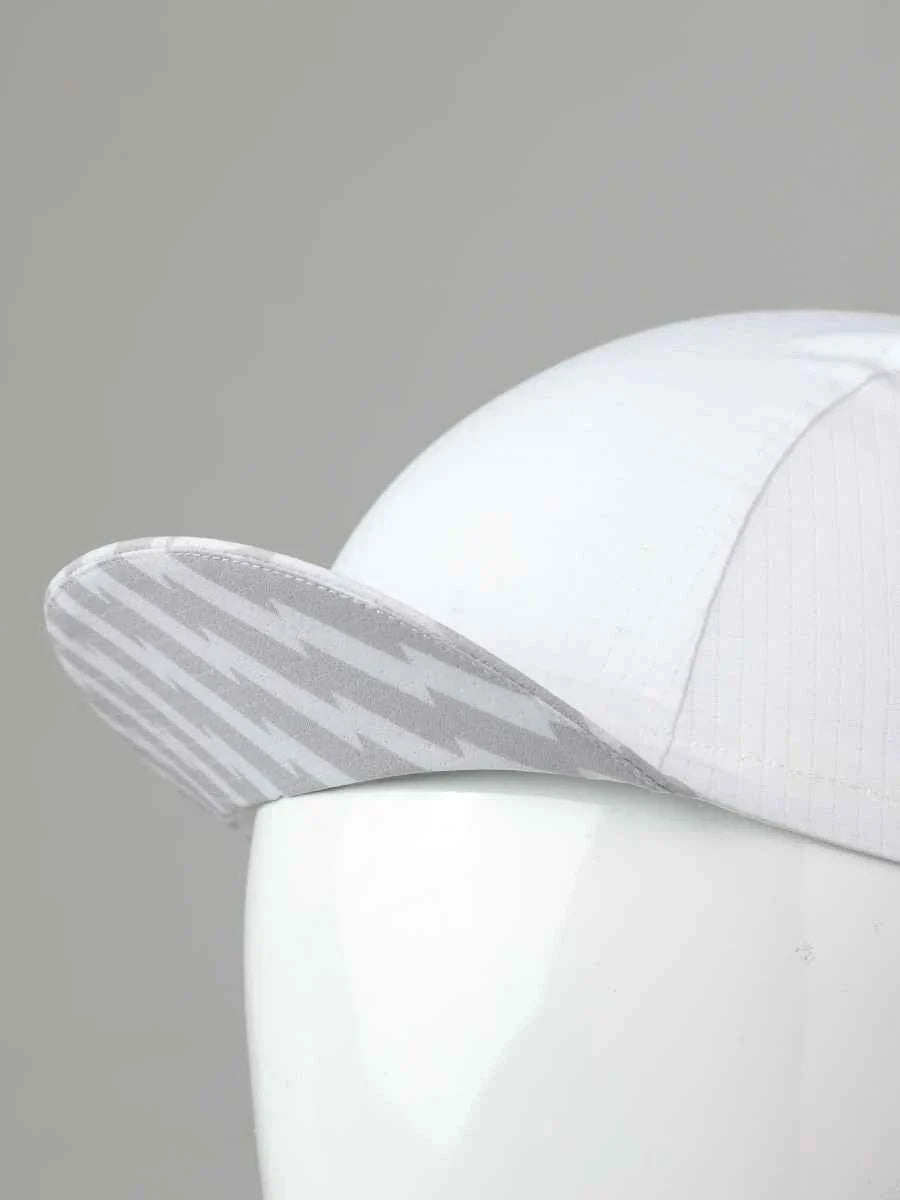 Unisex Cycling Cap - Lightning White