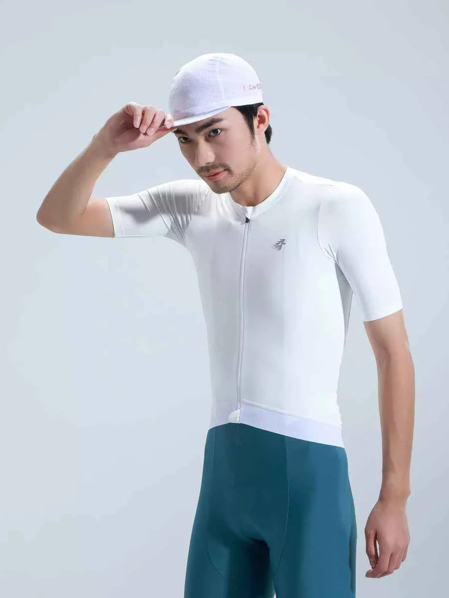 Unisex Cycling Cap - Lightning White