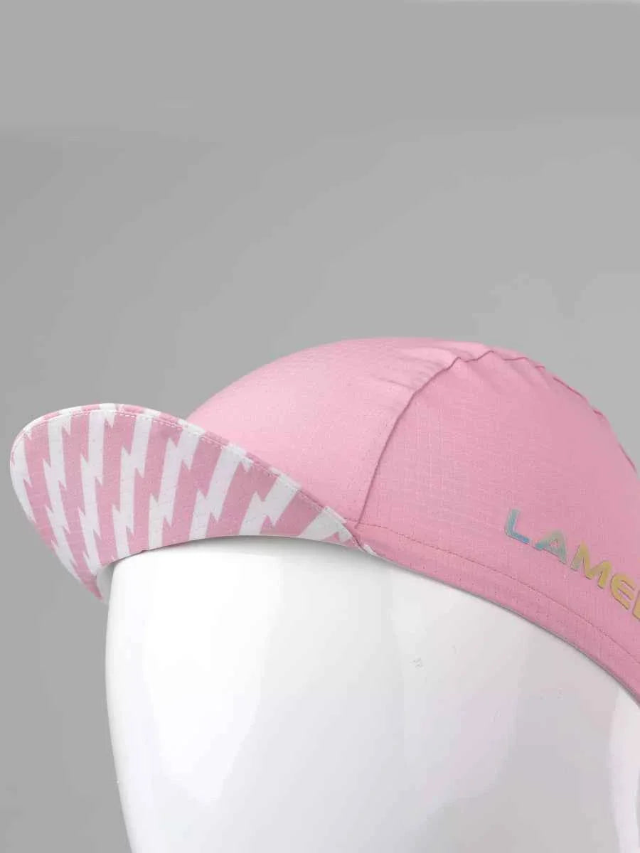 Unisex Cycling Cap - Pink Lightning