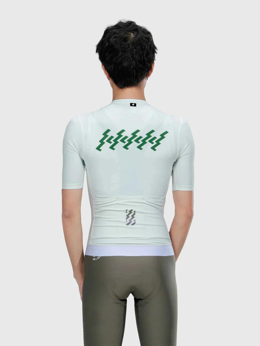 Verde Men Cycling Jersey - Cloud Lightning