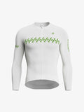 Verde Men Cycling Jersey Long Sleeve - Cloud Lightning