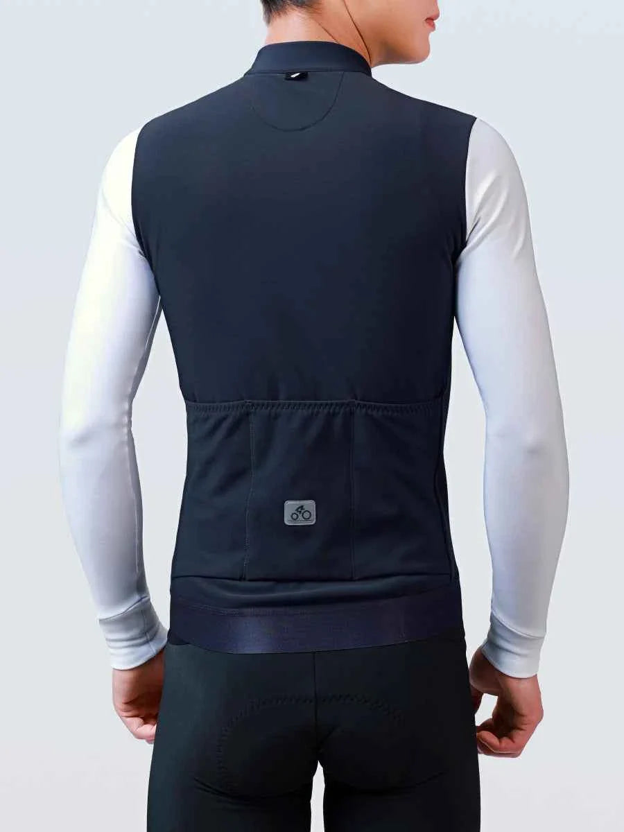 Vigour Men's Fleeced Thermal Jersey - Blue