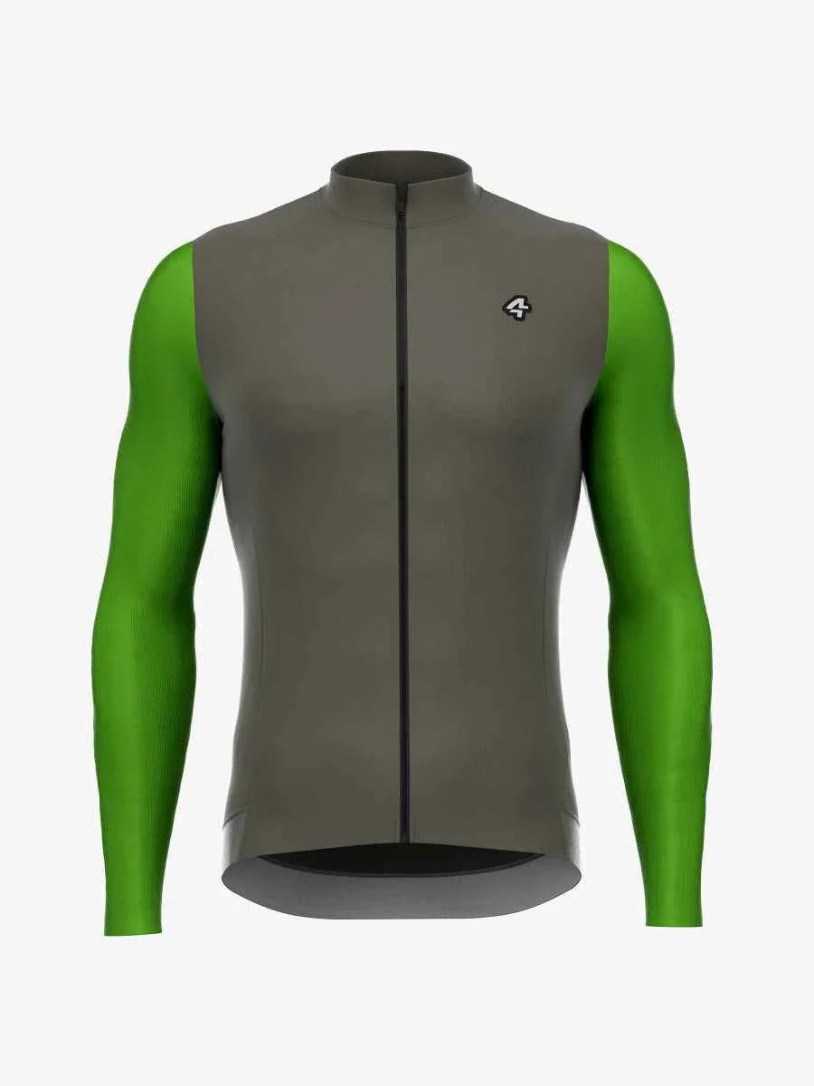 Vigour Men's Fleeced Thermal Jersey - Green