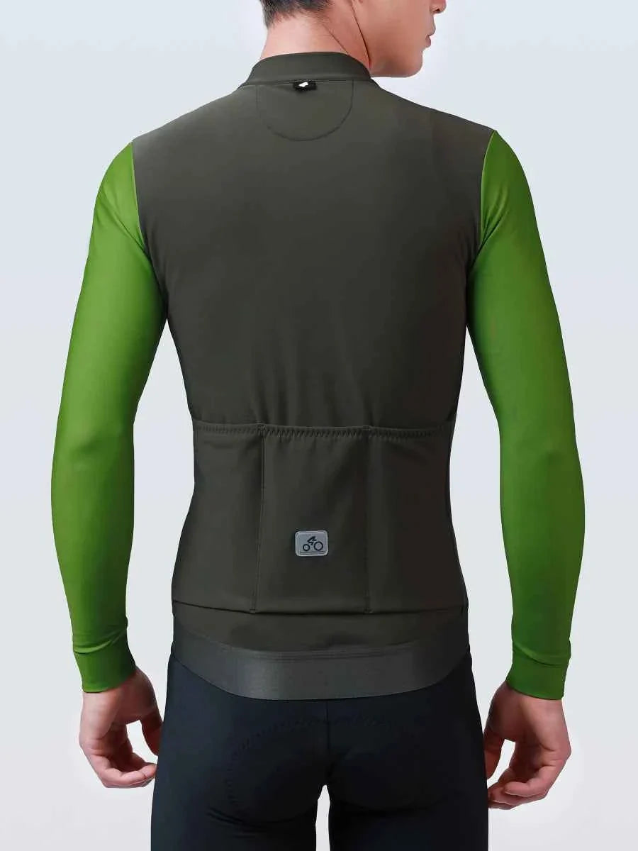 Vigour Men's Fleeced Thermal Jersey - Green