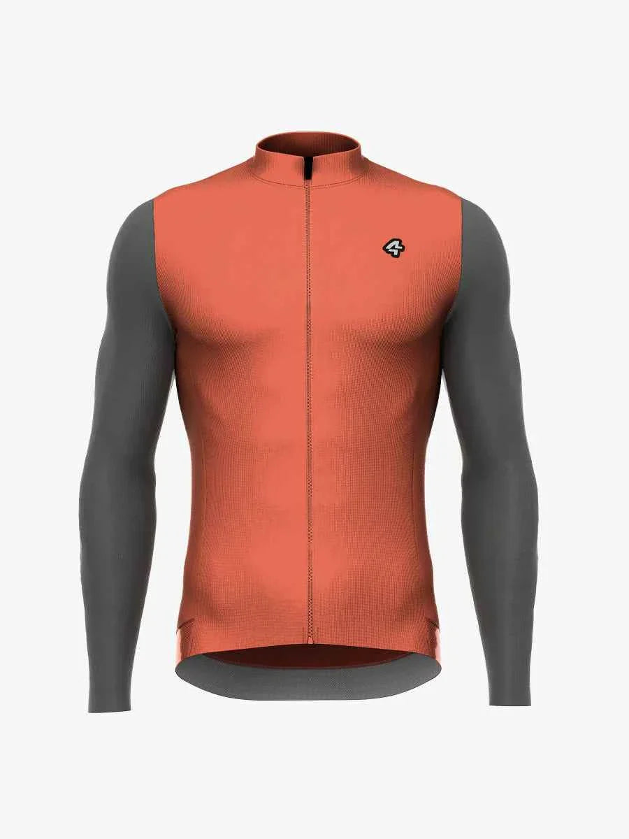 Vigour Men's Fleeced Thermal Jersey - Orange