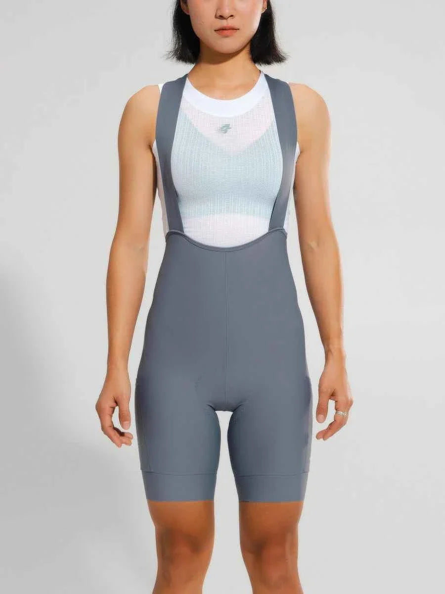 Women's Basic Bib Shorts 2025SSZ504 - Blue