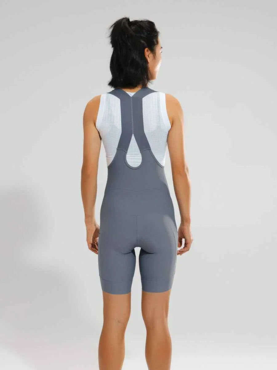 Women's Basic Bib Shorts 2025SSZ504 - Blue