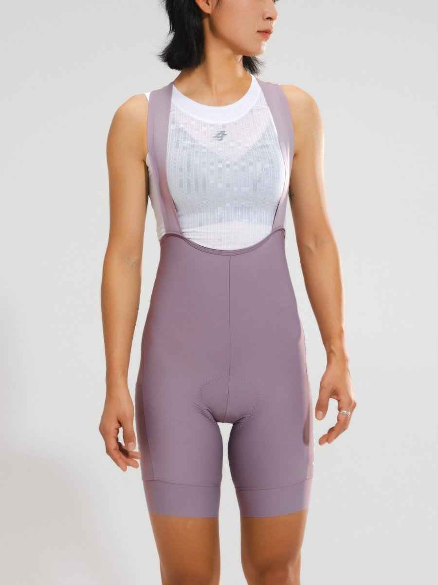 Women's Basic Bib Shorts 2025SSZ504 - Pink
