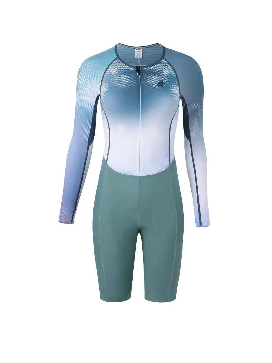 Women's Pro Cycling Skinsuit 2024SSS5228 - Blue