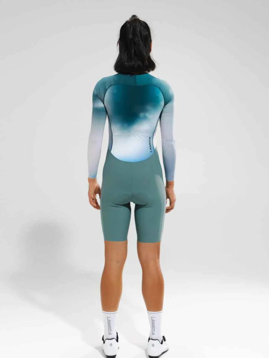 Women's Pro Cycling Skinsuit 2024SSS5228 - Blue