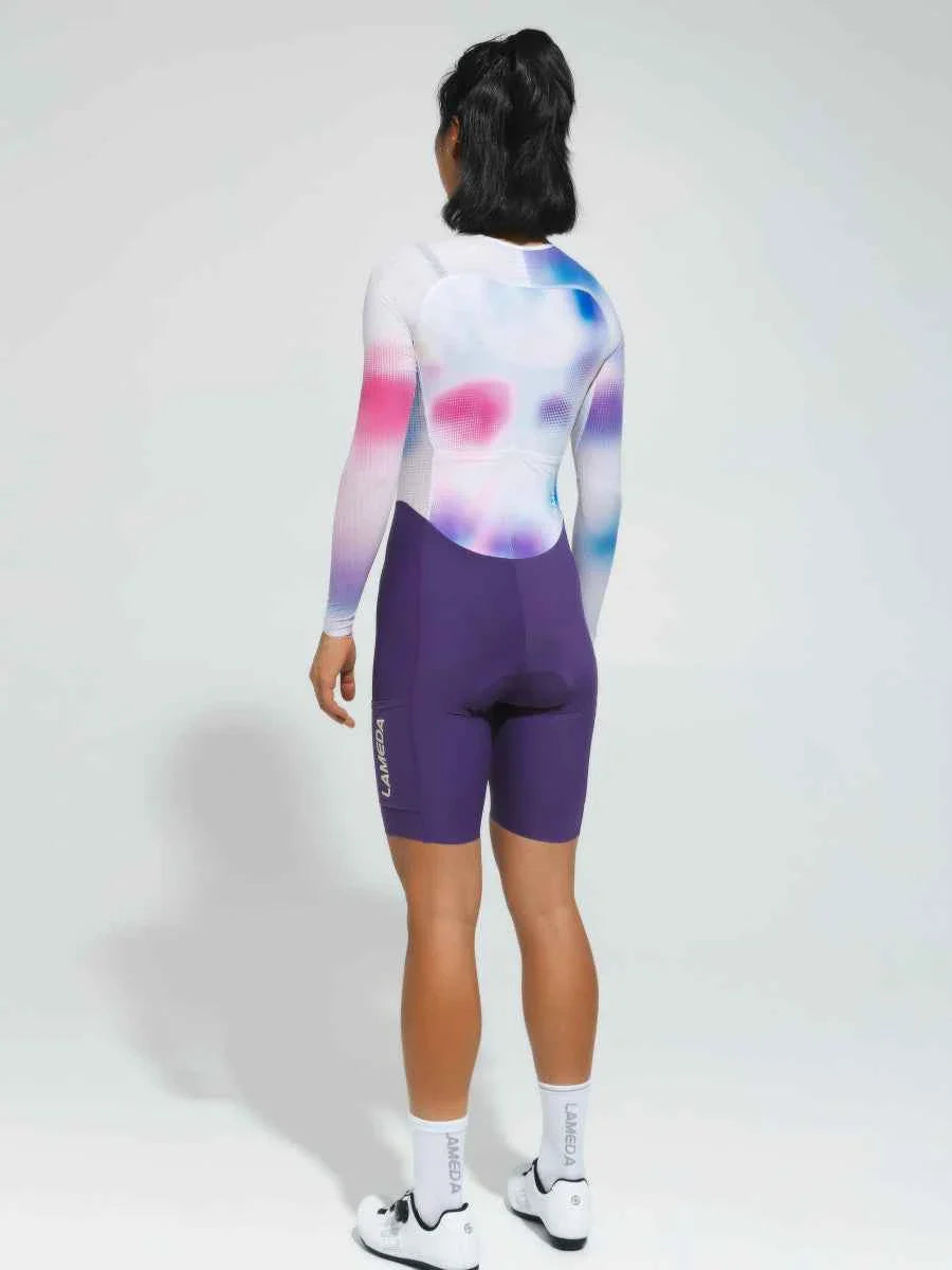 Women's Pro Cycling Skinsuit 2024SSS5228 - Purple