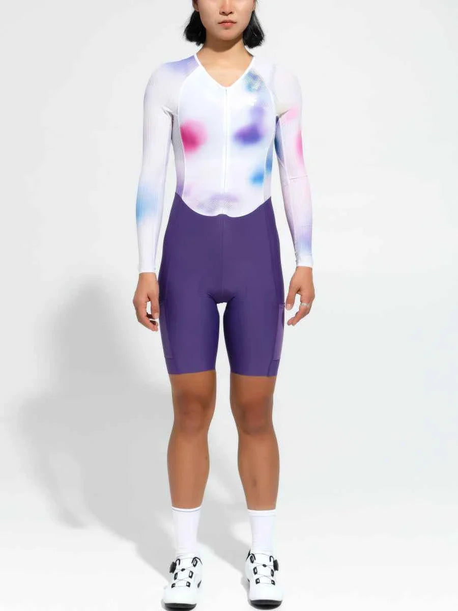 Women's Pro Cycling Skinsuit 2024SSS5228 - Purple