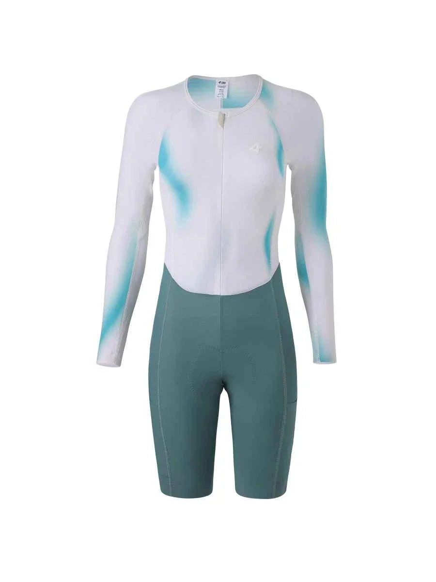 Women's Pro Cycling Skinsuit 2024SSS5228 - White