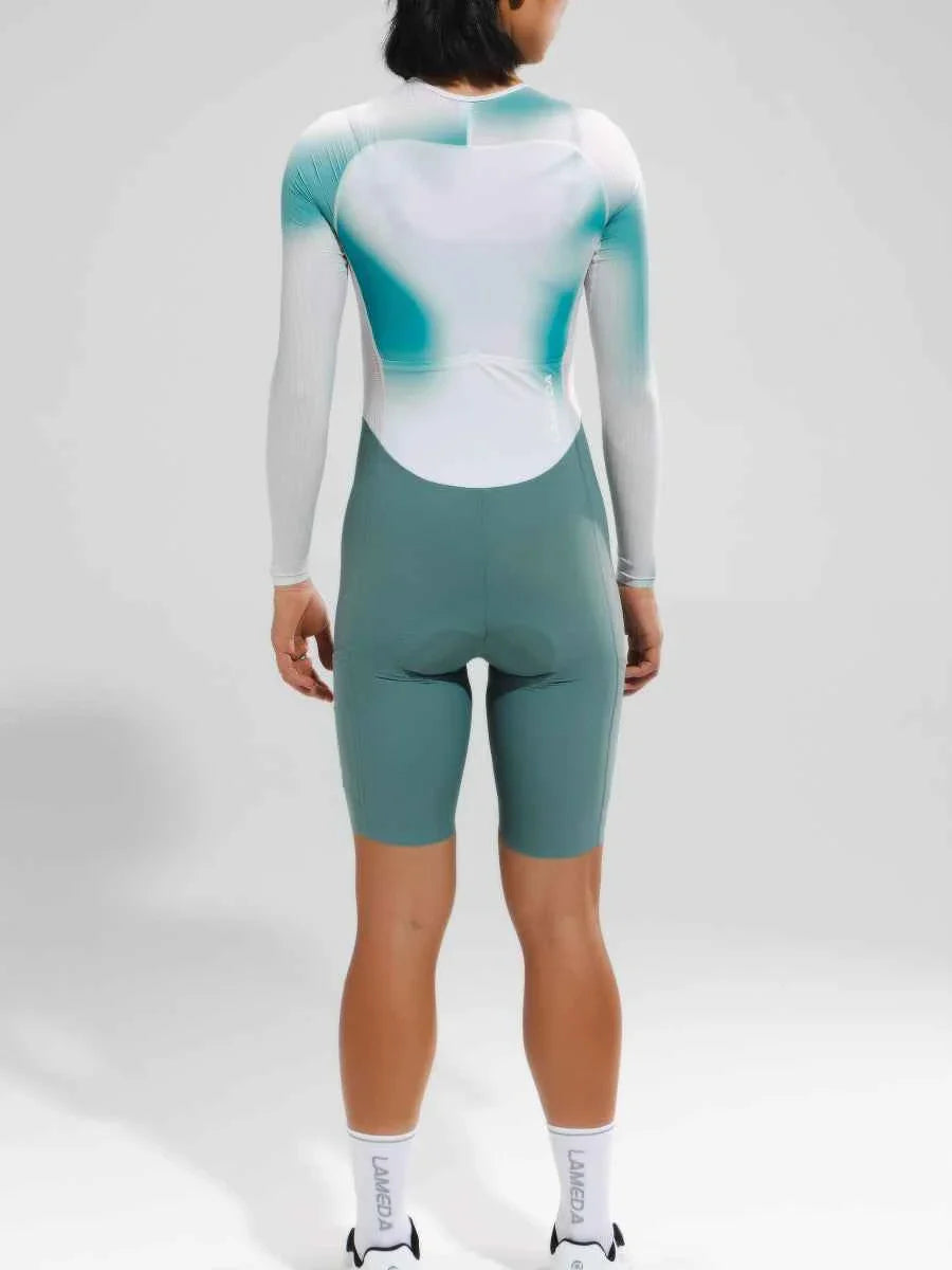 Women's Pro Cycling Skinsuit 2024SSS5228 - White