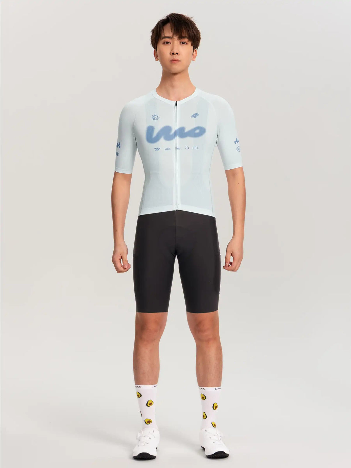 WOW Men's SS Jersey - Blue front view