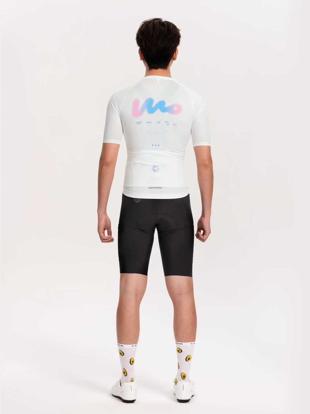 WOW Men's SS Jersey - White back view