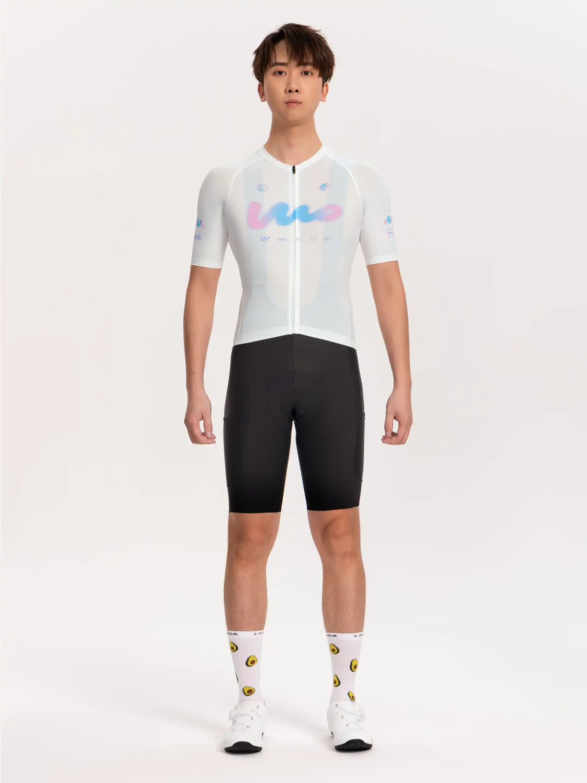 WOW Men's SS Jersey - White front view