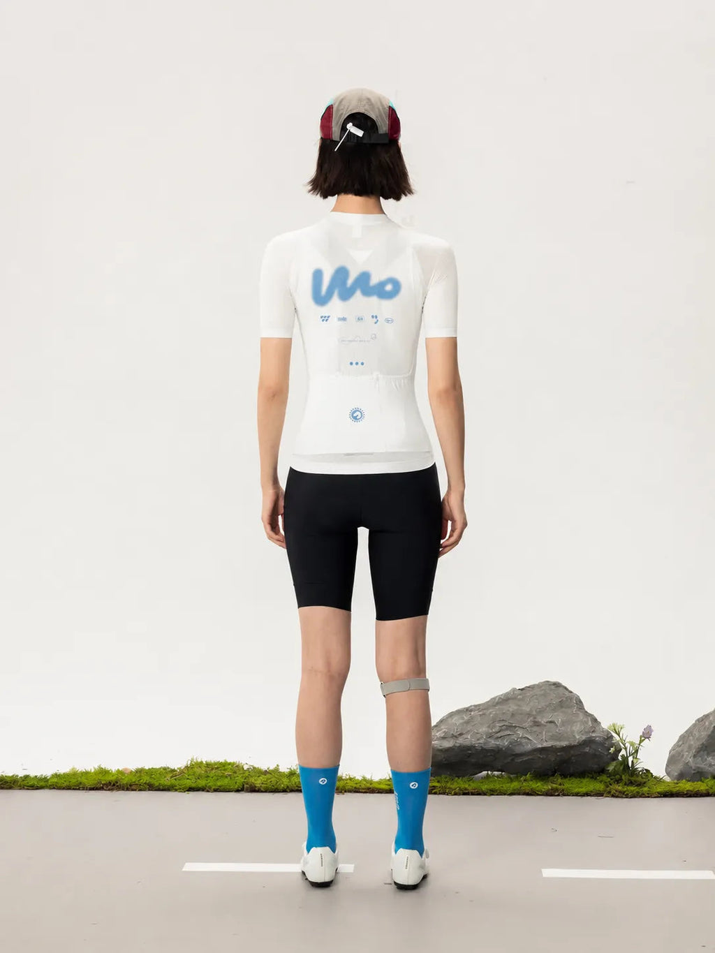 WOW Women's SS Jersey - White back view