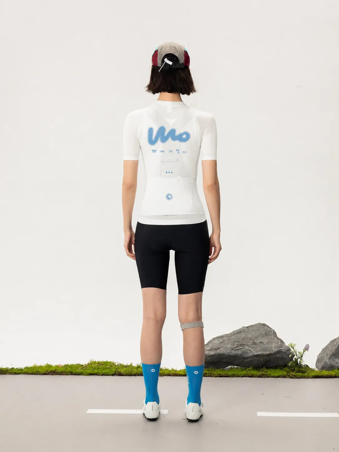 WOW Women's SS Jersey - White back view