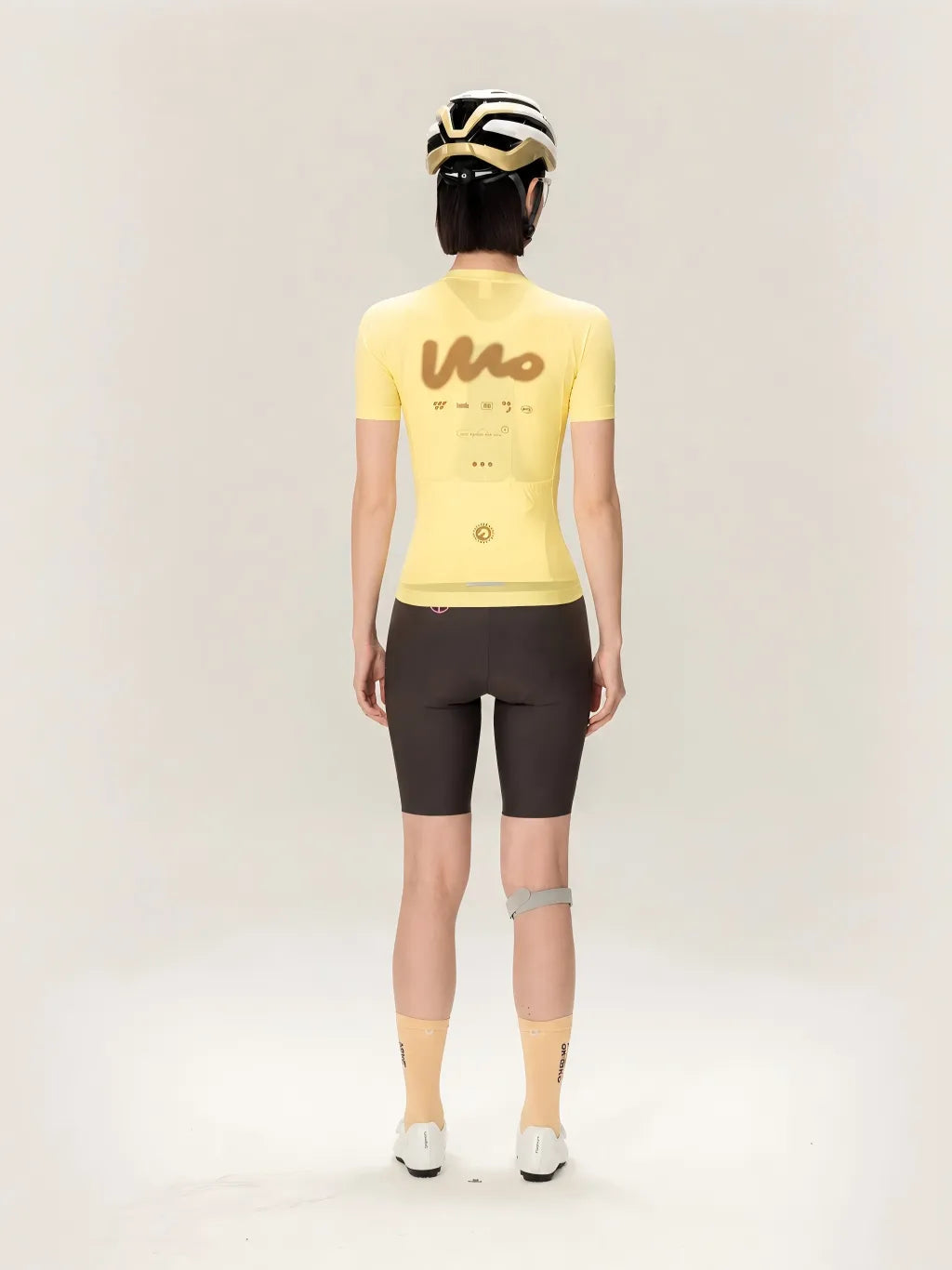 WOW Women's SS Jersey - Yellow back view